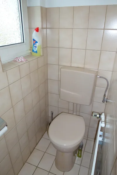 Separates WC Treppenabsatz