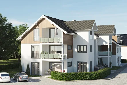 Seitenansicht - Wohnung kaufen in Winterberg - Mitten im Leben!Energetisch hochwertig und komfortable Neubau-ETW inWinterberg-Stadt