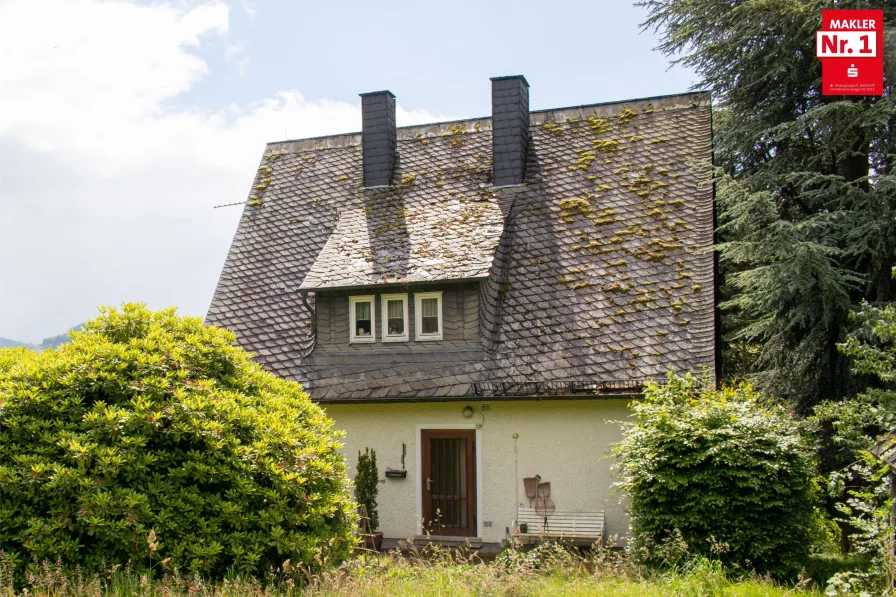 2996064a Ansicht - Haus kaufen in Olsberg - Handwerker aufgepasst!Familienfreundliches Haus mit großem Garten in Olsberg-Gevelinghausen. 