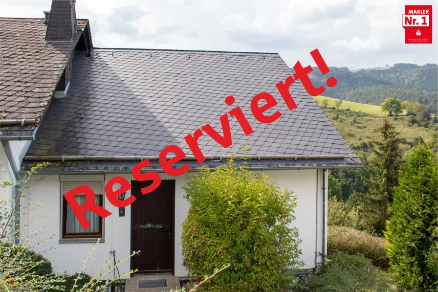 3008084a Ansicht fio reserviert - Wohnung kaufen in Willingen - Willingen erleben!Gepflegte ETW mit großem Balkon und toller Aussicht in Schwalefeld