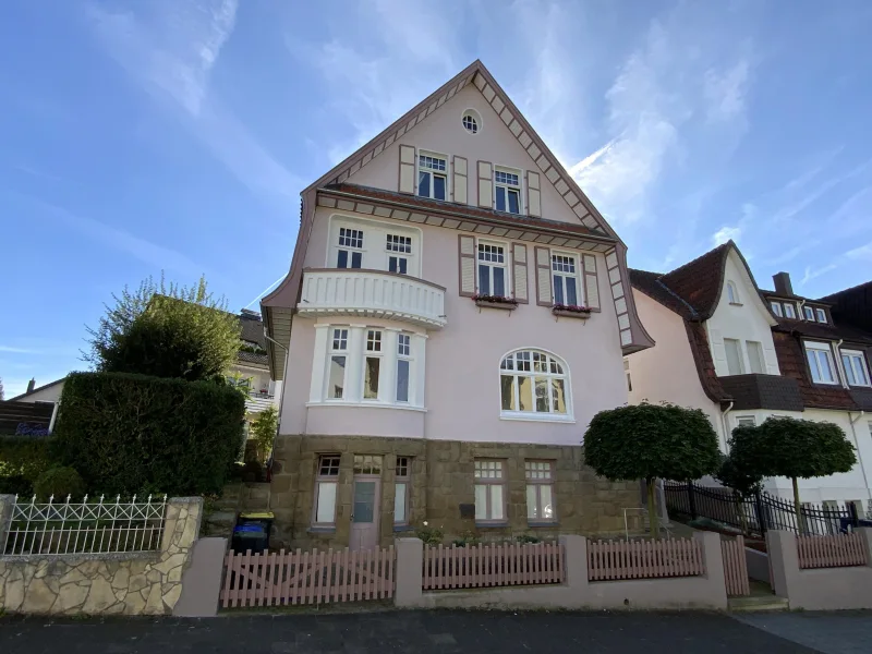 Straßenansicht - Haus kaufen in Bad Salzuflen - Wer Denkmal liebt, wird sich neu verlieben .... 