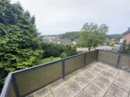 Blick vom Balkon