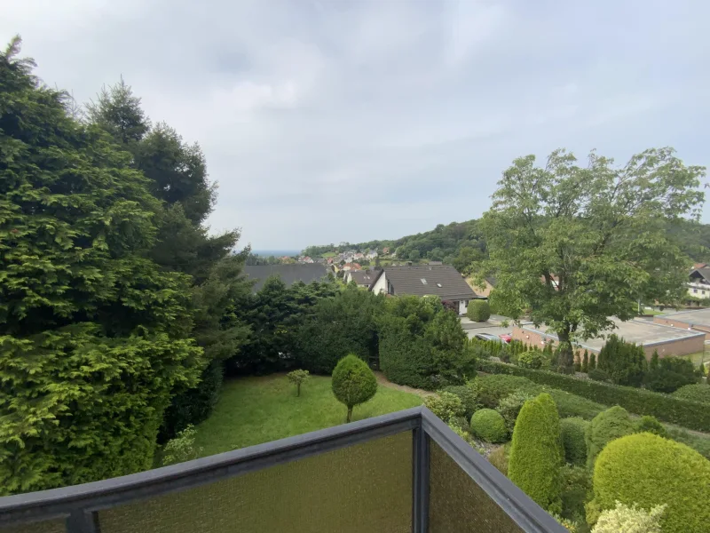 Blick vom Balkon