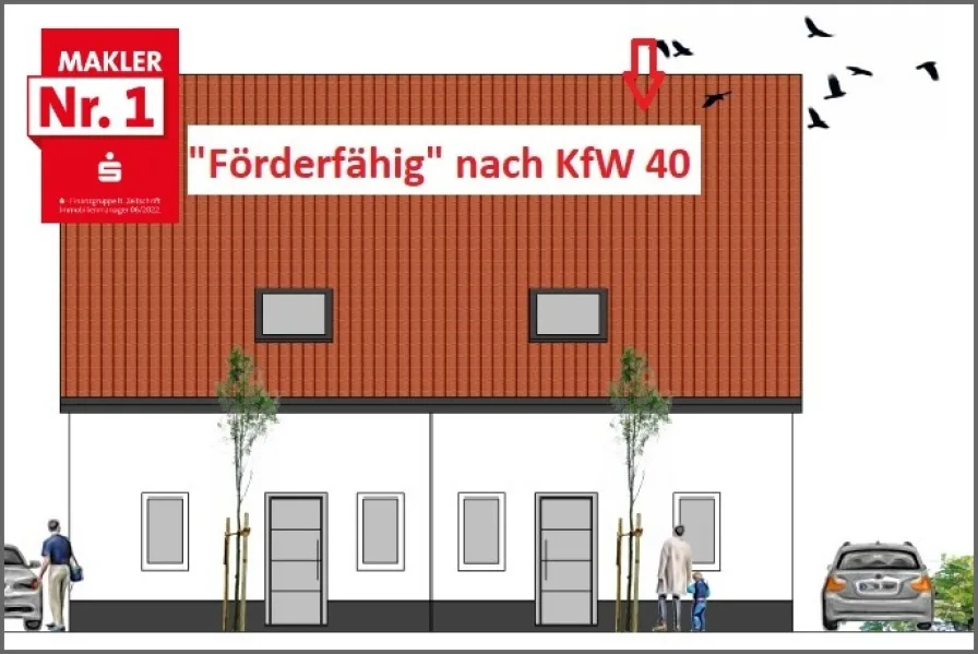 Vorderansicht - Haus kaufen in Werl - NEUER PREIS!!!!   Attraktives, familienfreundliches Neubau-Projekt