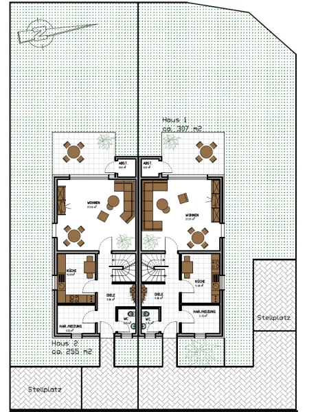 Lageplan/Außenanlagen/Stellplätze