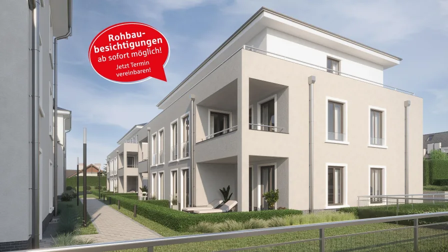 3D Visualisierung - Wohnung kaufen in Ense - Attraktive Eigentumswohnungen in Niederense / Neubaumaßnahme