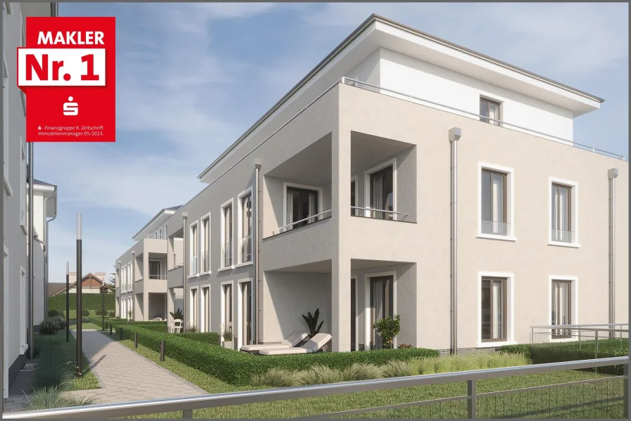Bahnhofstraße 41 - 3D Visualisierung - Wohnung kaufen in Ense - Attraktive Eigentumswohnungen in Niederense / Neubaumaßnahme