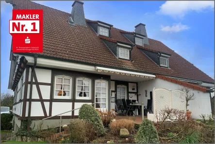 Hausansicht / Rückseite - Haus kaufen in Lippetal - Kapitalanleger aufgepasst!