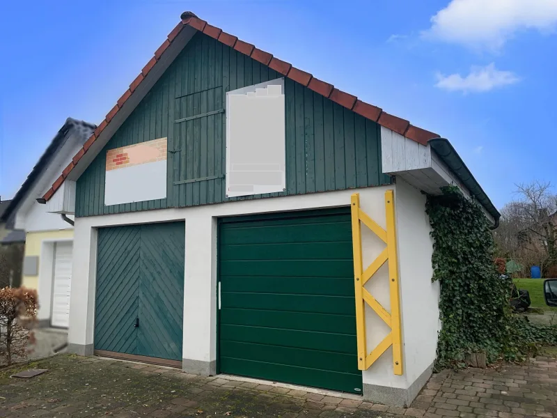 Garage mit Abstellraum