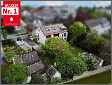 Luftbild - Haus kaufen in Lippstadt - Großes Areal mit 2 Gebäuden im stadtnahen Lippstädter Norden