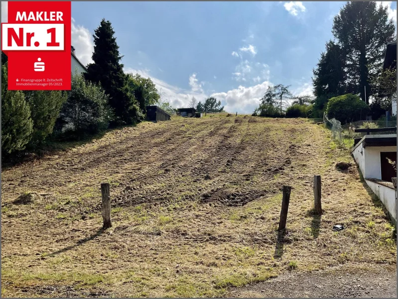 Ansicht von der Straße - Grundstück kaufen in Warstein - Wenn Sie die Ruhe lieben............