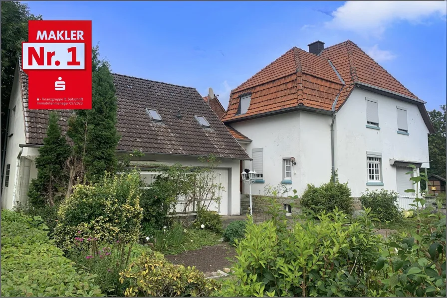 Gartenansicht - Haus kaufen in Lippetal - Schmuckes Handwerkerhaus mit viel zusätzlicher Nutzfläche