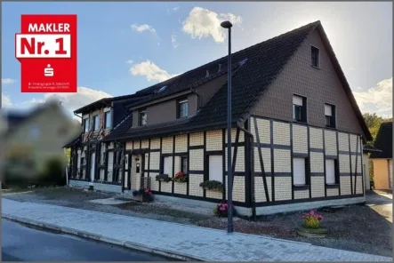 Nordansicht - Haus kaufen in Welver - Eine besondere Handwerkerimmobilie in Welver-Schwefe