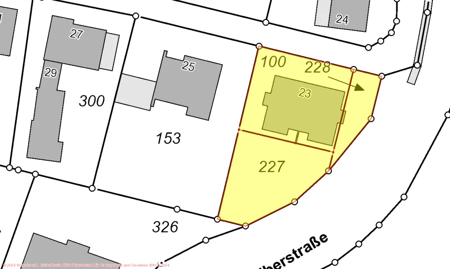 Öffentlicher Lageplan