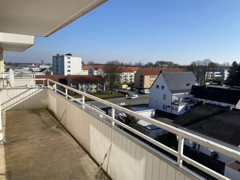 überdachter Balkon