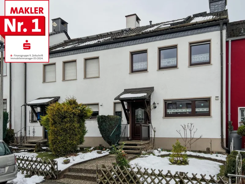 Vorderansicht - Haus kaufen in Hemer - Reihenmittelhaus in ruhiger Lage