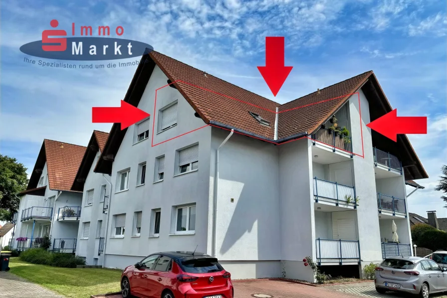 Süd-West-Ansicht - Wohnung kaufen in Rahden - Ideal für Ihr Kapital!