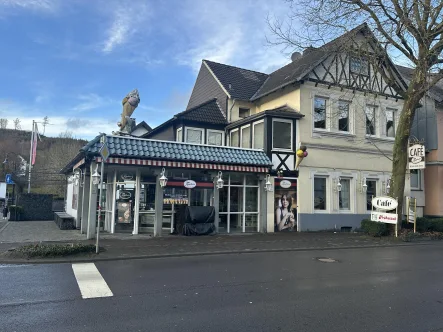 Ansicht Hauptstraße - Gastgewerbe/Hotel kaufen in Eslohe - Mitten in Eslohe