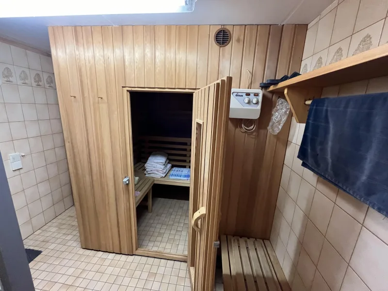 Sauna im Keller