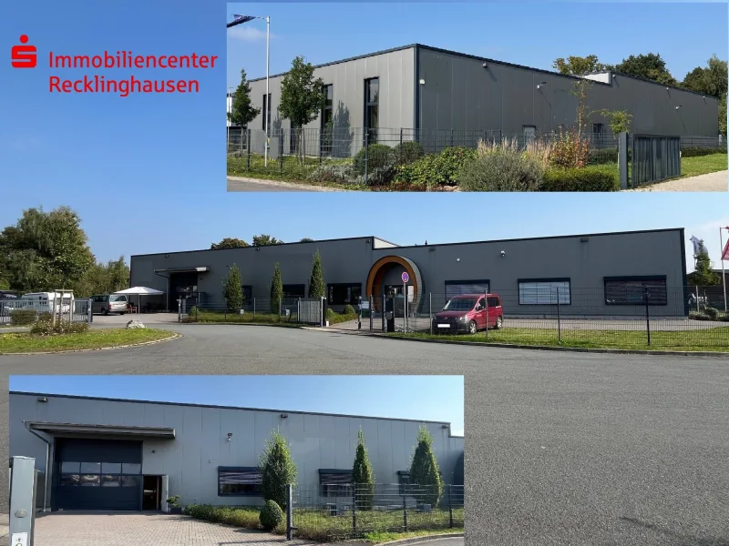 Aussenansicht - Halle/Lager/Produktion kaufen in Dorsten - REPRÄSENTATIV UND ABSOLUT NEUWERTIG - HIER KÖNNEN SIE SICH SEHEN LASSEN: HALLE + BÜRO IN DORSTEN-HERVEST!