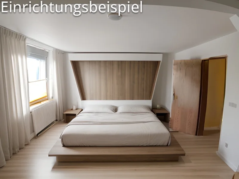 Schlafzimmer -Einrichtungsbeispiel - 