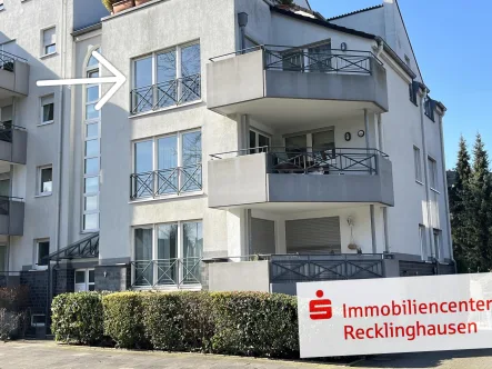 Balkonansicht - Wohnung kaufen in Recklinghausen - TOP LAGE!! Zentral und ruhig gelegen!