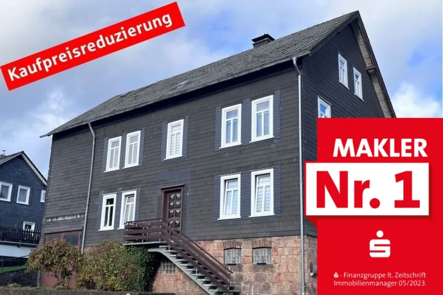 Kaufpreisreduzierung - Haus kaufen in Erndtebrück - Wohnhaus in sehr zentraler Lage von Erndtebrück