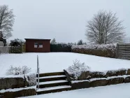 Grundstücksansicht im Winter