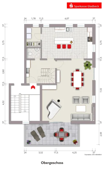 Exposeplan Obergeschoss