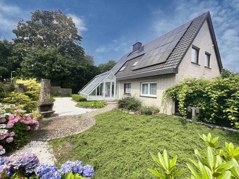 Gartenansicht - Haus kaufen in Rheine - In guter Lage, viel Platz