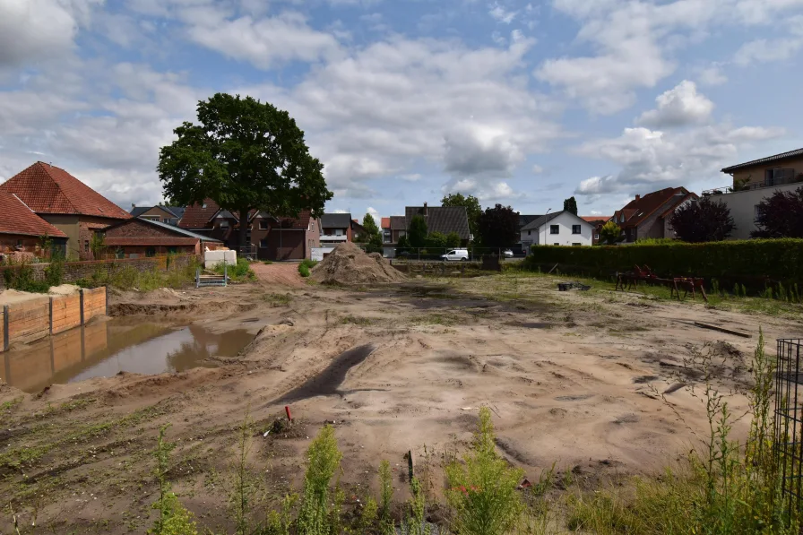 Bauplatz für das neu zu errichtende Projekt