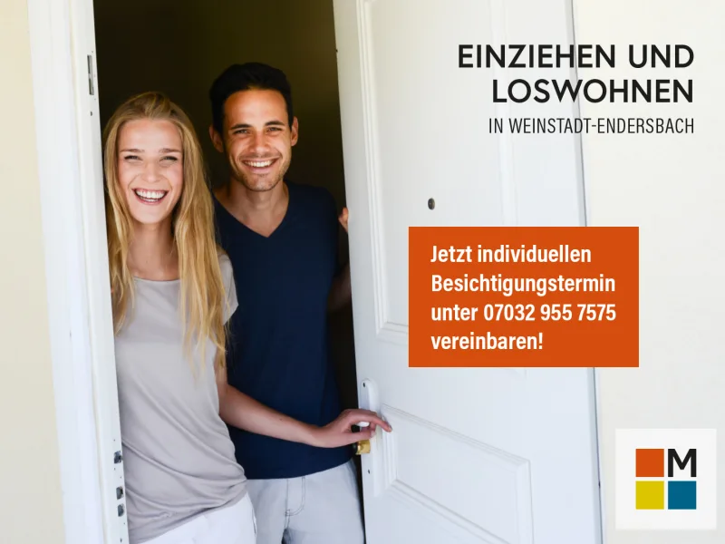 Weinstadt-Titel - Wohnung kaufen in Weinstadt - Einziehen und Loswohnen.Erstbezug 3,5-Zimmer-Wohnung 