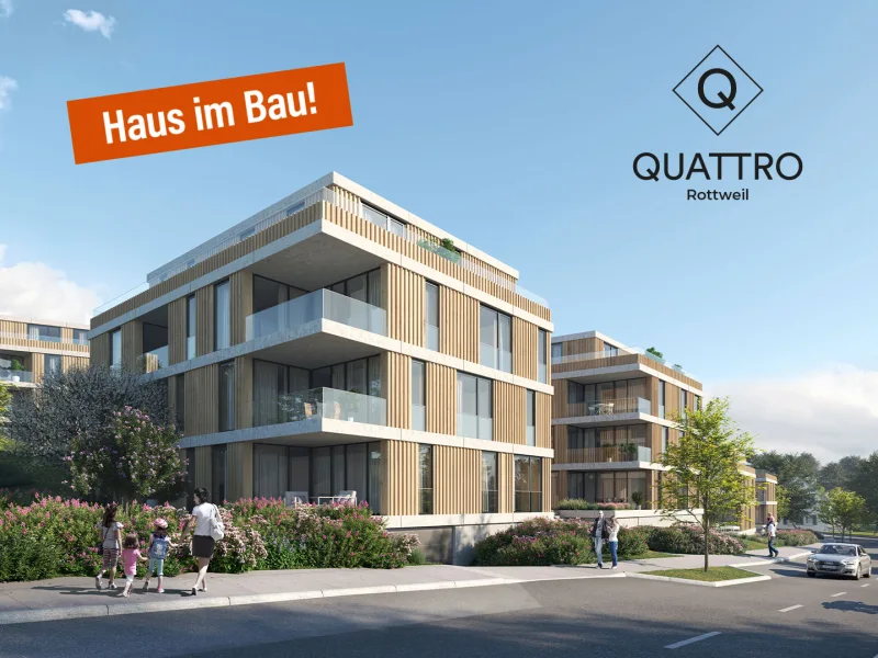 Im Bau - Wohnung kaufen in Rottweil - Das können Sie sich leisten.1,5-Zi-Whg + Terrasse