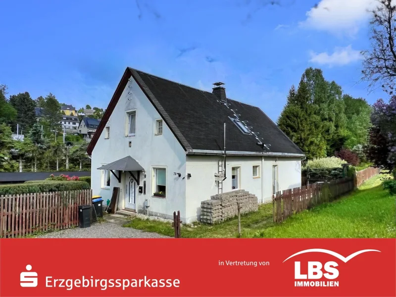 Hausansicht NW - Haus kaufen in Breitenbrunn - Kleines Haus auf kleinem Grundstück