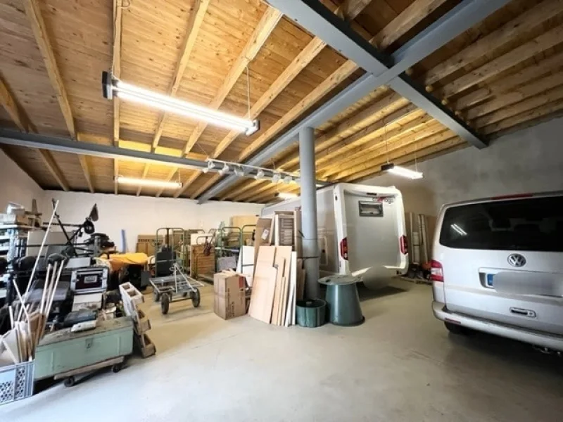 befahrbarer Lagerraum oder als Garage