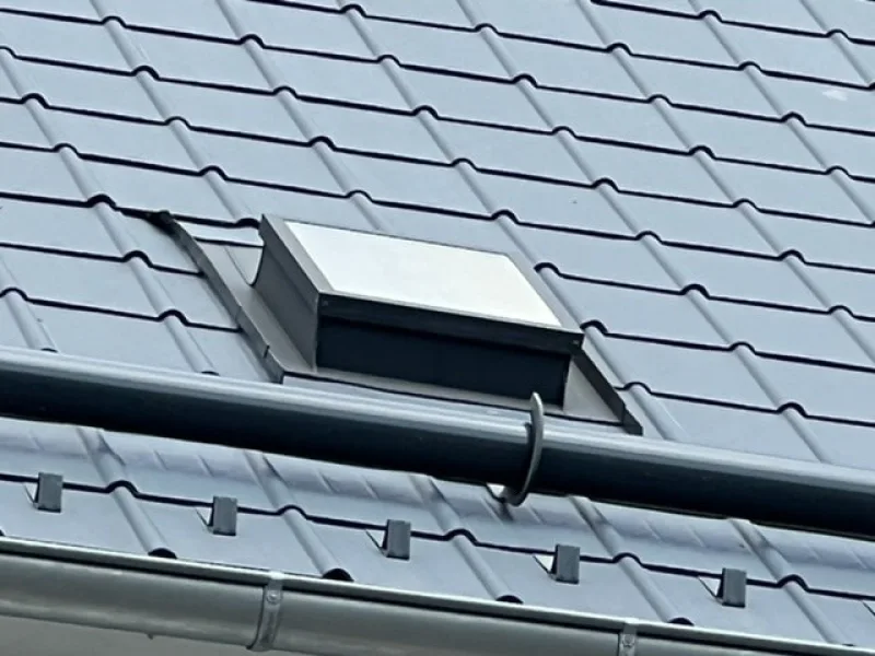 neue Dacheindeckung in Prefa