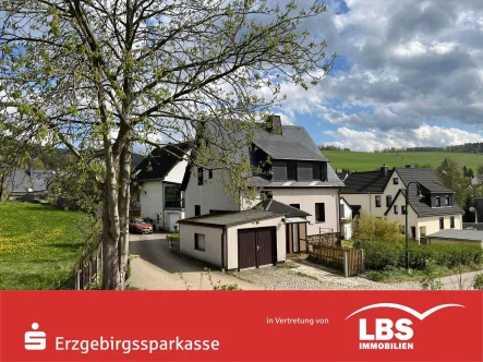 Ansicht NW - Haus kaufen in Schwarzenberg - In traumhafter Lage mit schöner Aussicht