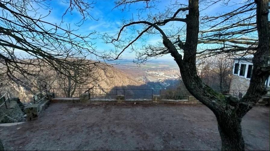 Ausblick vom Hexenbuffet - Gastgewerbe/Hotel kaufen in Thale - Hexentanzplatz: sagenhaft, umsatzstark!