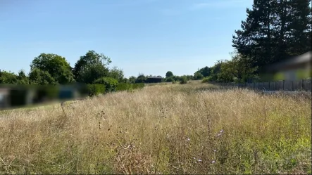 Ansicht vorne - Grundstück kaufen in Ballenstedt - Baugrundstück mit traumhaftem Weitblick