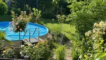 Garten im Sommer