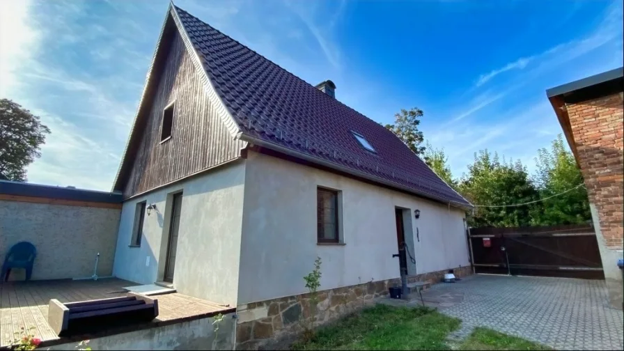 Außenansicht - Haus kaufen in Pansfelde - Fachwerkhaus mit Hof für neue Ideen