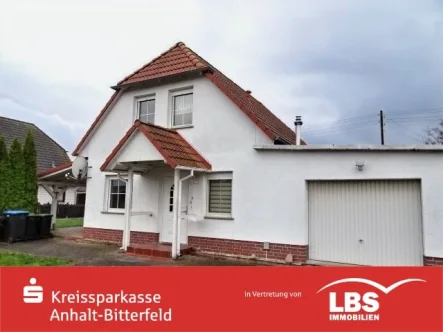 Foto-Außenansicht Eingang - Haus kaufen in Osternienburger Land - Wer HIER rechnet greift zu! 