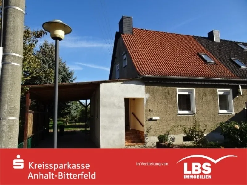 Foto-Vorderansicht - Haus kaufen in Zörbig - Ihr neues Heim im ländlichen Umfeld von Zörbig!