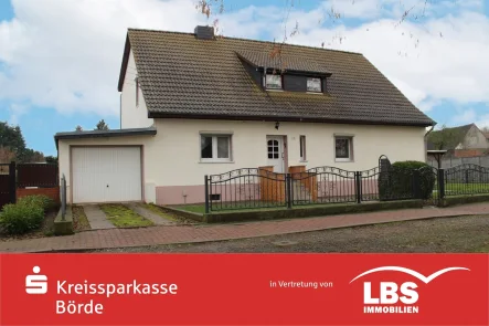 Strassenansicht - Haus kaufen in Eilsleben - Ein Haus, viele Möglichkeiten!