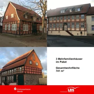 Straßenansicht - Zinshaus/Renditeobjekt kaufen in Calvörde - Ihr Investitionspaket!