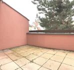 Terrasse mit Stadtblick