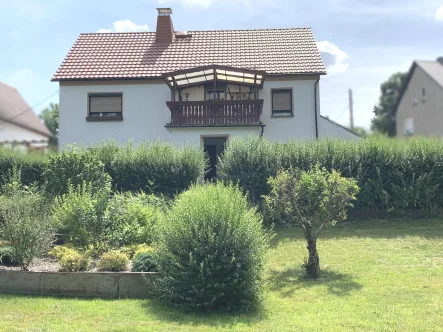 Gartenansicht - Haus kaufen in Striegistal - EFH mit großem Gartenareal u. Garage