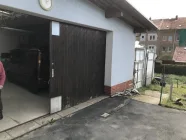 Toranlage der Garage