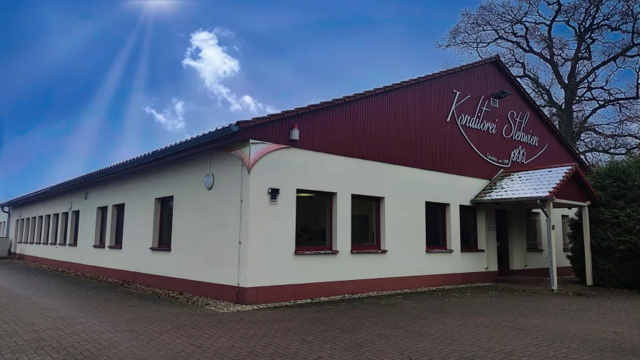 Außenansicht - Halle/Lager/Produktion mieten in Tangermünde - Moderner Lebensmittel Produktionsbetrieb zur Miete