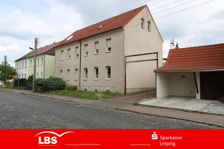 Vorderhaus - Haus kaufen in Leipzig - Charmantes Mehrfamilienhaus mit Hinterhaus Holzhausen!